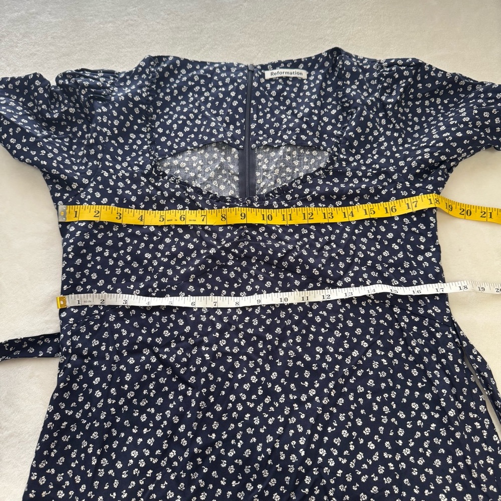 NWOT Reformation Kelby Midi Dress in Nancy Floral Size Large - Picture 13 of 13